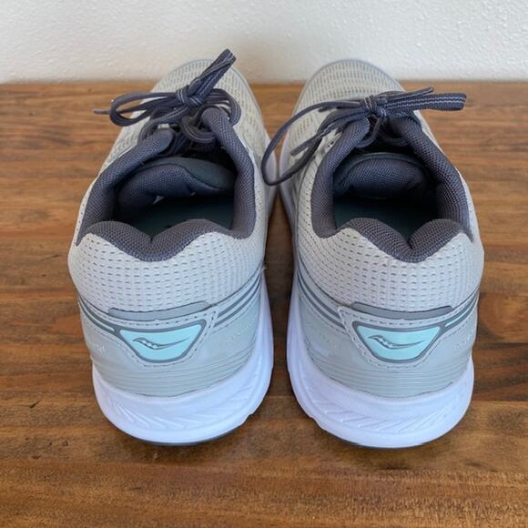 Saucony Echelon 8 Gray White Women's Running Shoes - Size 8.5 - Picture 7 of 8